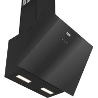Наклонная вытяжка LENS 60 BK, черный
